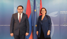 Suren Papikyan met with the Minister of Defence of the Grand Duchy of Luxembourg