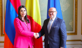 ՆԳ նախարար Արփինե Սարգսյանը հանդիպում է ունեցել Բելգիայի Թագավորության Անվտանգության և Ներքին գործերի նախարար Բեռնար Կանտանի հետ