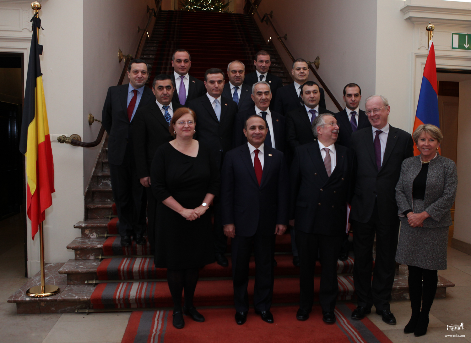 Meeting of the President of the RA National Assembly at the Belgian Senate