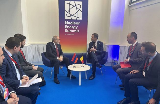 The Prime Ministers of Armenia and Belgium meet within the framework of the Nuclear Energy Summit