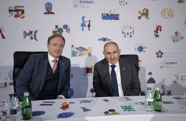 The Prime Ministers of Armenia and Belgium meet in Tirana
