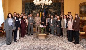 ՀՀ ԱԳ նախարարության դիվանագիտական դպրոցի ունկնդիրների ուսումնական այցը Բելգիա